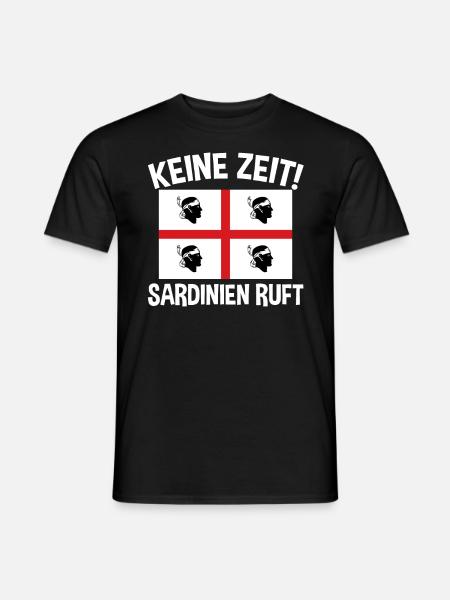 Sarde Sardische Flagge Sardegna Sardinien - Männer T-Shirt - Schwarz