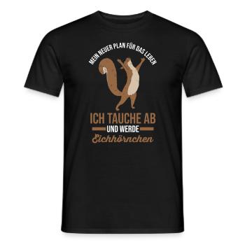 Erdmännchen - Männer T-Shirt - Schwarz - Vorne - AI Model Male 178 light (178cm)