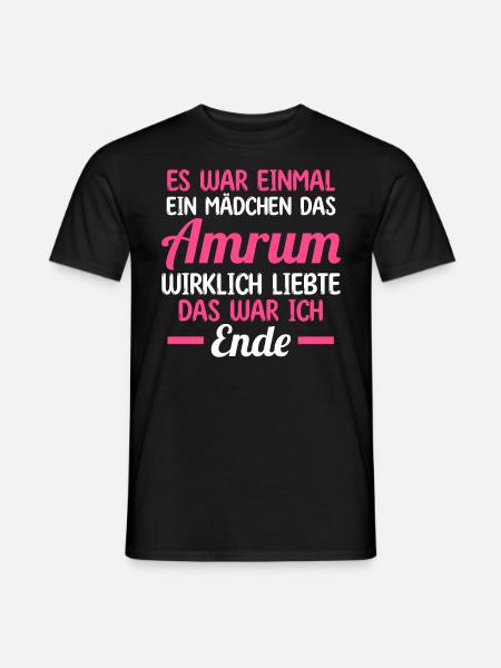 Nordsee Amrum - Männer T-Shirt - Schwarz