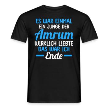 Nordsee Amrum - Männer T-Shirt - Schwarz - Vorne - AI Model Male 178 light (178cm)
