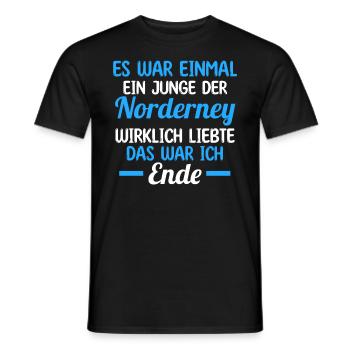 Nordsee Norderney - Männer T-Shirt - Schwarz - Vorne - AI Model Male 178 light (178cm)