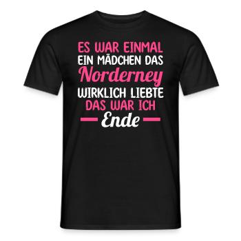 Nordsee Norderney - Männer T-Shirt - Schwarz - Vorne - AI Model Male 178 light (178cm)