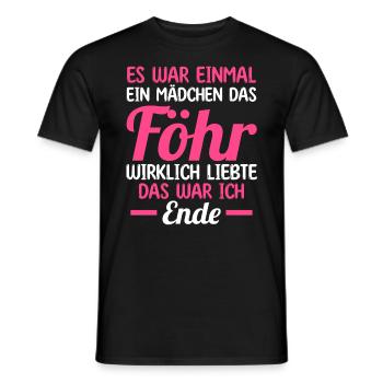 Nordsee Föhr - Männer T-Shirt - Schwarz - Vorne - AI Model Male 178 light (178cm)