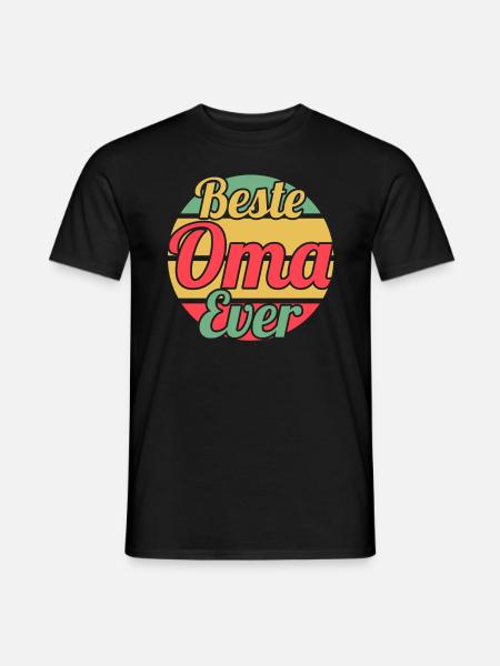 Großmutter Großmama Omi Oma - Männer T-Shirt - Schwarz