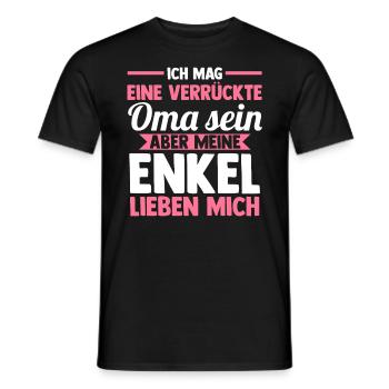 Großmutter Großmama Omi Oma - Männer T-Shirt - Schwarz - Vorne - AI Model Male 178 light (178cm)