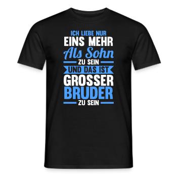 Geschwister Familie Brüder Bruder - Männer T-Shirt - Schwarz - Vorne - AI Model Male 178 light (178cm)