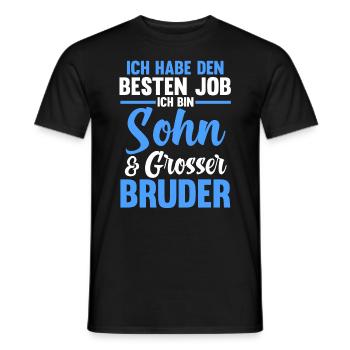 Geschwister Familie Brüder Bruder - Männer T-Shirt - Schwarz - Vorne - AI Model Male 178 light (178cm)
