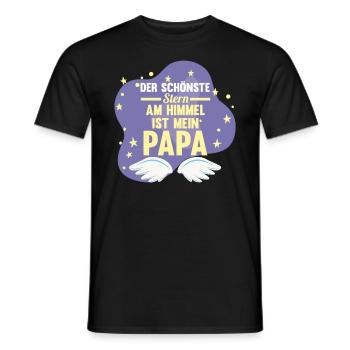 Vater Sohn Tochter Papi Papa - Männer T-Shirt - Schwarz - Vorne - AI Model Male 178 light (178cm)