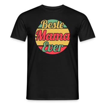 Mutter Mama - Männer T-Shirt - Schwarz - Vorne - AI Model Male 178 light (178cm)