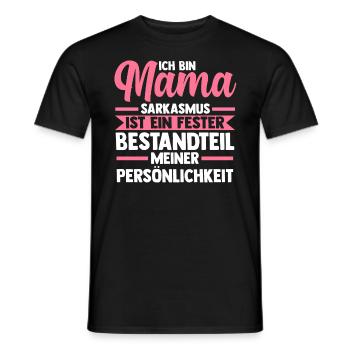 Mutter Mama - Männer T-Shirt - Schwarz - Vorne - AI Model Male 178 light (178cm)