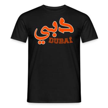 Dubai - Men's T-Shirt - black - Front - AI Model Male 178 light (178cm)