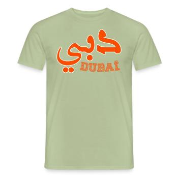 Dubai - Men's T-Shirt - sage - Front - AI Model Male 178 light (178cm)