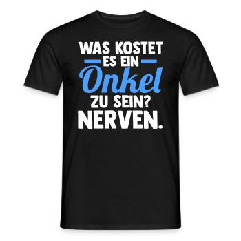 Patenonkel Pate Onkel - Männer T-Shirt - Schwarz - Vorne - AI Model Male 178 light (178cm)