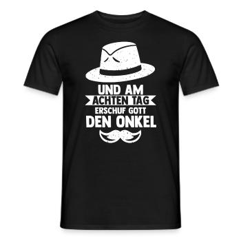 Patenonkel Pate Onkel - Männer T-Shirt - Schwarz - Vorne - AI Model Male 178 light (178cm)