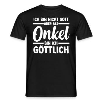 Patenonkel Pate Onkel - Männer T-Shirt - Schwarz - Vorne - AI Model Male 178 light (178cm)
