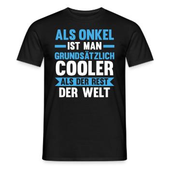 Patenonkel Pate Onkel - Männer T-Shirt - Schwarz - Vorne - AI Model Male 178 light (178cm)