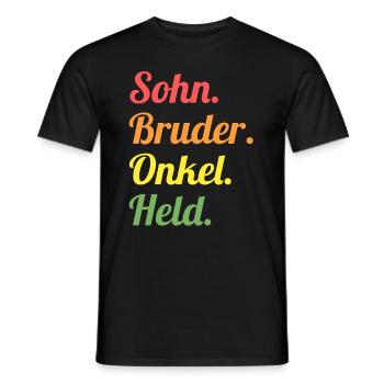 Patenonkel Pate Onkel - Männer T-Shirt - Schwarz - Vorne - AI Model Male 178 light (178cm)