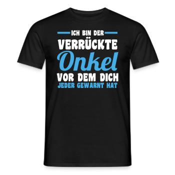 Patenonkel Pate Onkel - Männer T-Shirt - Schwarz - Vorne - AI Model Male 178 light (178cm)