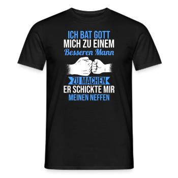 Patenonkel Pate Onkel - Männer T-Shirt - Schwarz - Vorne - AI Model Male 178 light (178cm)