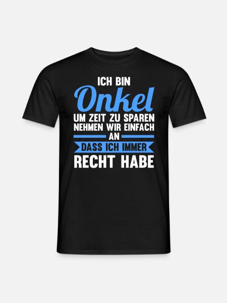 Patenonkel Pate Onkel - Männer T-Shirt - Schwarz
