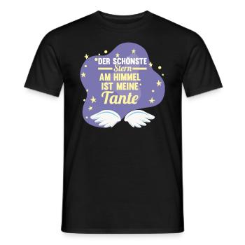 Patinntante Patin Nichte Neffe Tante - Männer T-Shirt - Schwarz - Vorne - AI Model Male 178 light (178cm)