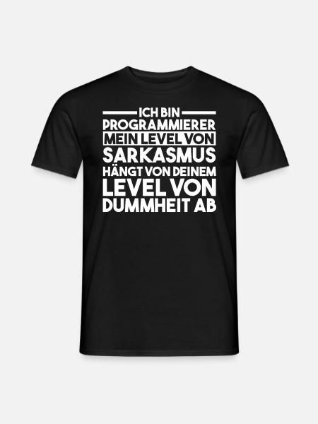 Programmieren Entwickler Coder Programmierer - Männer T-Shirt - Schwarz