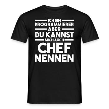 Programmieren Entwickler Coder Programmierer - Männer T-Shirt - Schwarz - Vorne - AI Model Male 178 light (178cm)