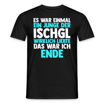 Apres Ski Party Skiurlaub Skifahrer Ischgl - Männer T-Shirt - Schwarz - Vorne - AI Model Male 178 light (178cm)
