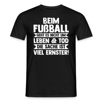 Fußballer Fußballmannschaft Deutschland Fußball - Männer T-Shirt - Schwarz - Vorne - AI Model Male 178 light (178cm)