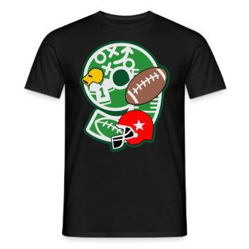 Fußball 9. Geburtstagsparty Nummer 9 - 9 Jahre - Männer T-Shirt - Schwarz - Vorne - AI Model Male 178 light (178cm)