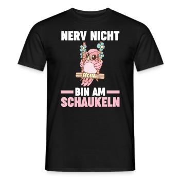 Nerv Nicht Bin Am Schaukeln - Männer T-Shirt - Schwarz - Vorne - AI Model Male 178 light (178cm)