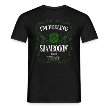 I'm Feeling Shamrockin' Good Today - Männer T-Shirt - Schwarz - Vorne - AI Model Male 178 light (178cm)