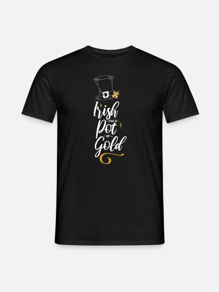 Irish Today Hangover Tomorrow - Men's T-Shirt - black