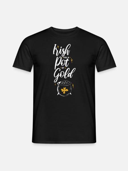Irish Today Hangover Tomorrow - Men's T-Shirt - black