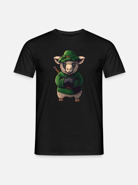 Sheep St. Patty - Men's T-Shirt - black