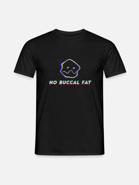 Pas de graisse buccale - T-shirt homme - noir