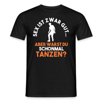 Tanzen Party Musik Tänzer - Männer T-Shirt - Schwarz - Vorne - AI Model Male 178 light (178cm)