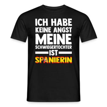 Ich habe keine Angst meine Schwiegertochter ist Sp - Männer T-Shirt - Schwarz - Vorne - AI Model Male 178 light (178cm)