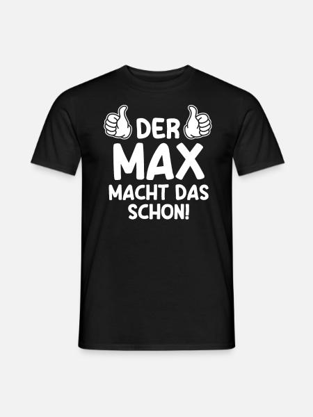 Max - Men's T-Shirt - black