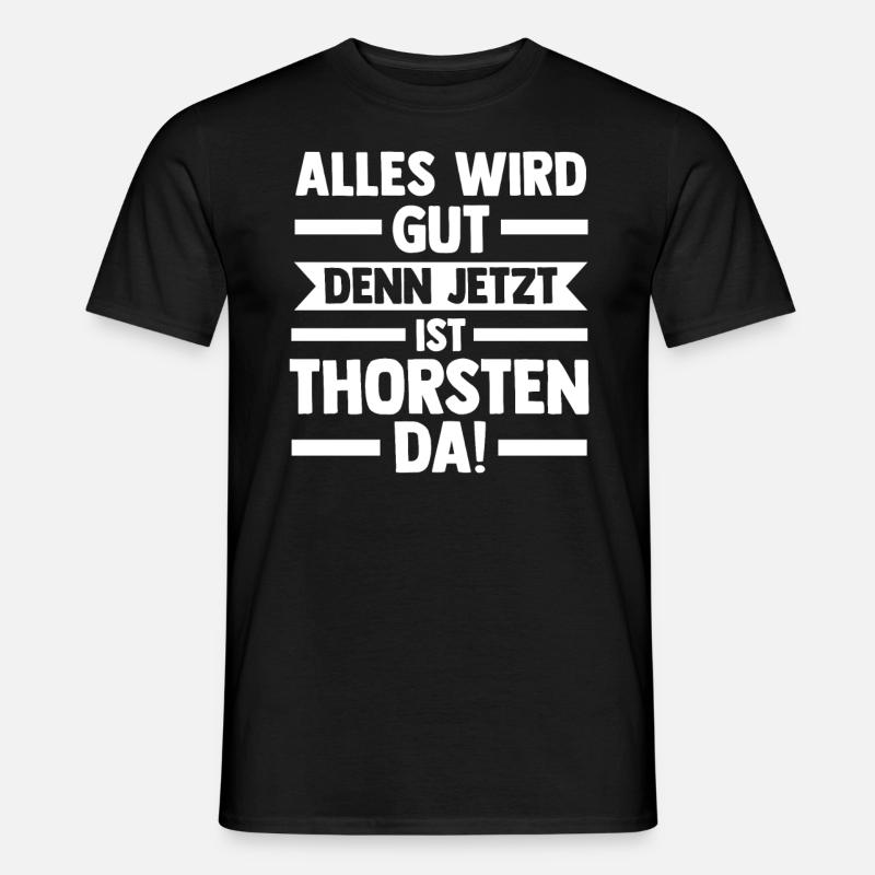 Thorsten - Männer T-Shirt - Schwarz