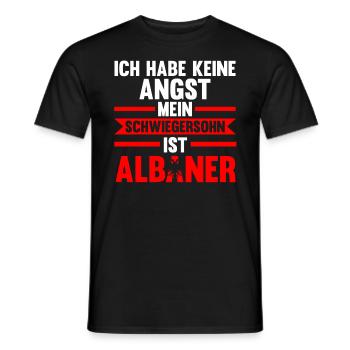 Ich habe keine Angst mein Schwiegersohn ist Albane - Männer T-Shirt - Schwarz - Vorne - AI Model Male 178 light (178cm)