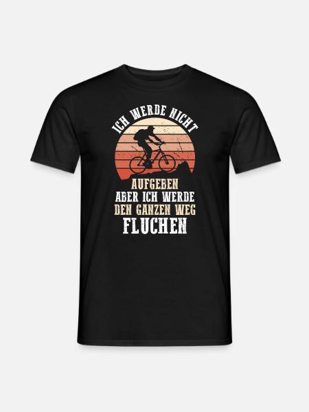 Fahrradfahrer Rad Fahrrad - Männer T-Shirt - Schwarz
