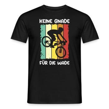 Keine Gnade Für Die Wade Fahrrad - Männer T-Shirt - Schwarz - Vorne - AI Model Male 178 light (178cm)