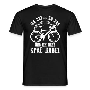Fahrradfahrer Rad Fahrrad - Männer T-Shirt - Schwarz - Vorne - AI Model Male 178 light (178cm)