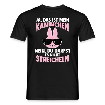 Nagetier Hase Kaninchen - Männer T-Shirt - Schwarz - Vorne - AI Model Male 178 light (178cm)