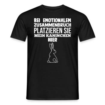 Nagetier Hase Kaninchen - Männer T-Shirt - Schwarz - Vorne - AI Model Male 178 light (178cm)