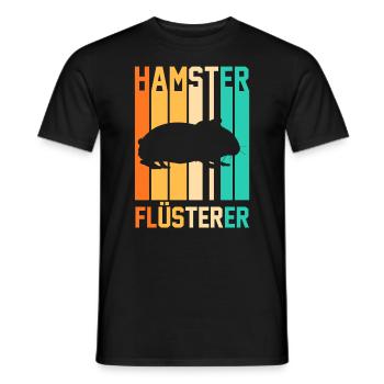 Nagetier Hamsterbesitzer Hamster - Männer T-Shirt - Schwarz - Vorne - AI Model Male 178 light (178cm)