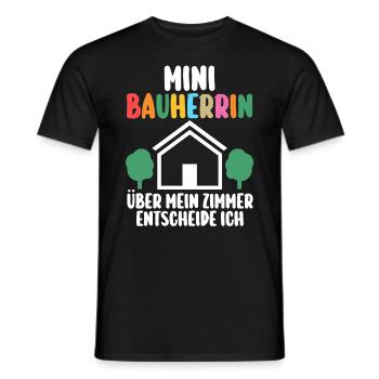 Bauherrin - Männer T-Shirt - Schwarz - Vorne - AI Model Male 178 light (178cm)