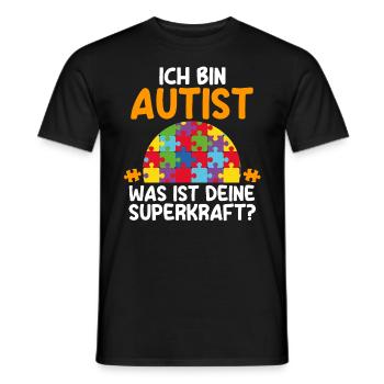 Autismus Autist Autisten - Männer T-Shirt - Schwarz - Vorne - AI Model Male 178 light (178cm)