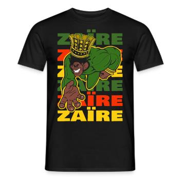 KING ZAIRE - T-shirt homme - noir - Devant - AI Model Male 178 light (178cm)